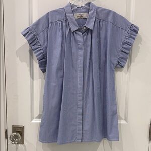 Birds of Paradise by Trovata Pinstripe Button-Up Shirt